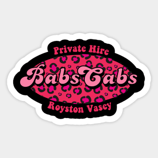 Babs Cabs Sticker